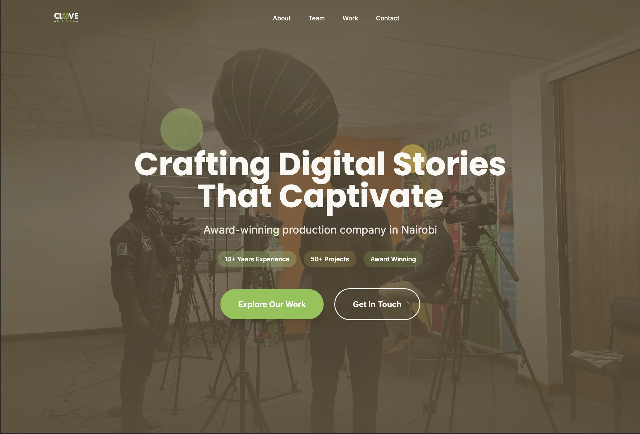 Clove Media website